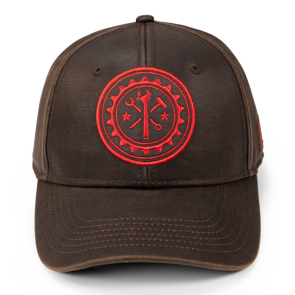 Blue Collar Waxed Cap in Red