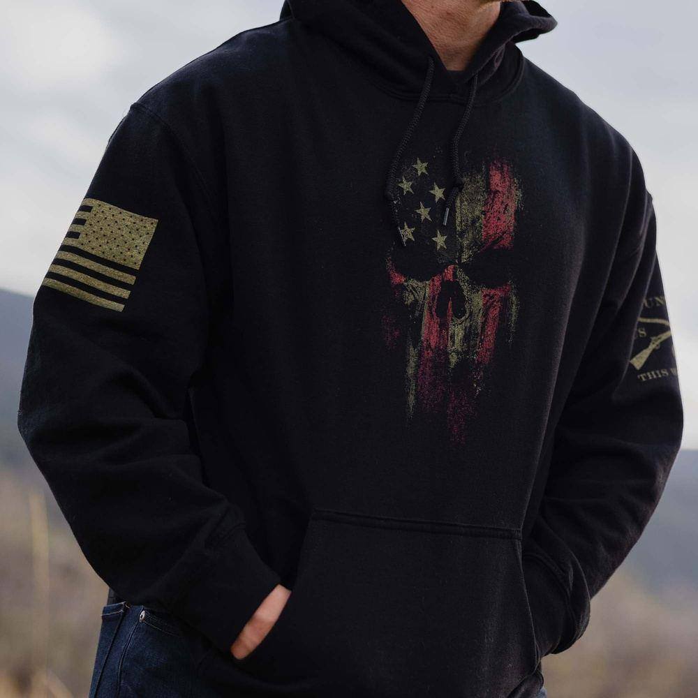 Black American Reaper 2.0 Hoodie - Streetwear Essential