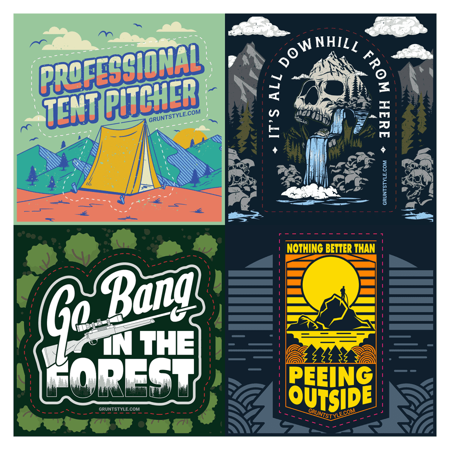 Grunt Style Sticker Club - April 2025 Collection