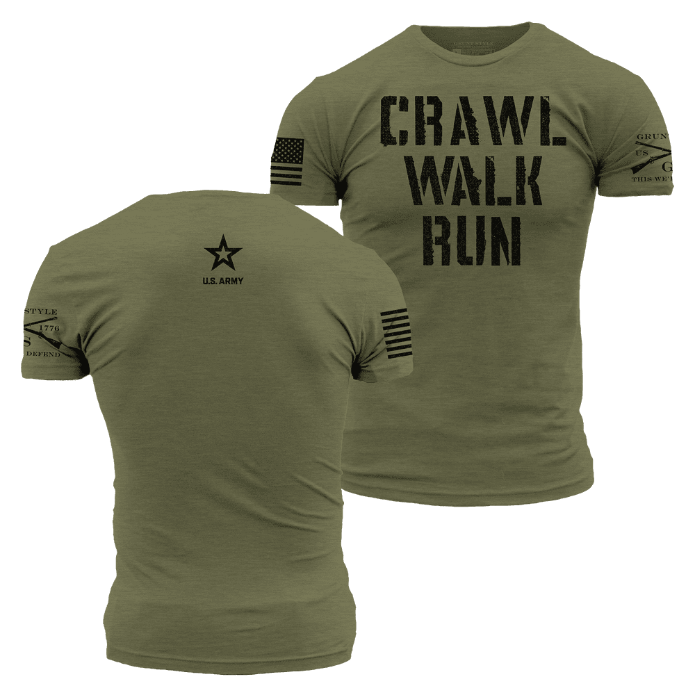 Military Green Army Training T-Shirt