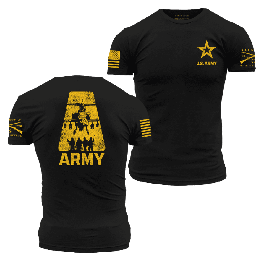 Black Army A-Team Graphic Tee