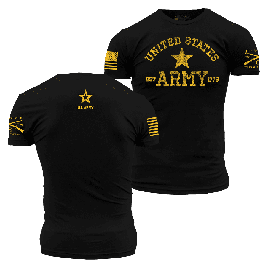 Black Army 1775 Vintage T-Shirt