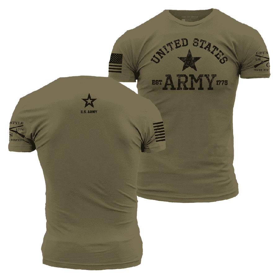 Military Green Army 1775 Vintage Tee