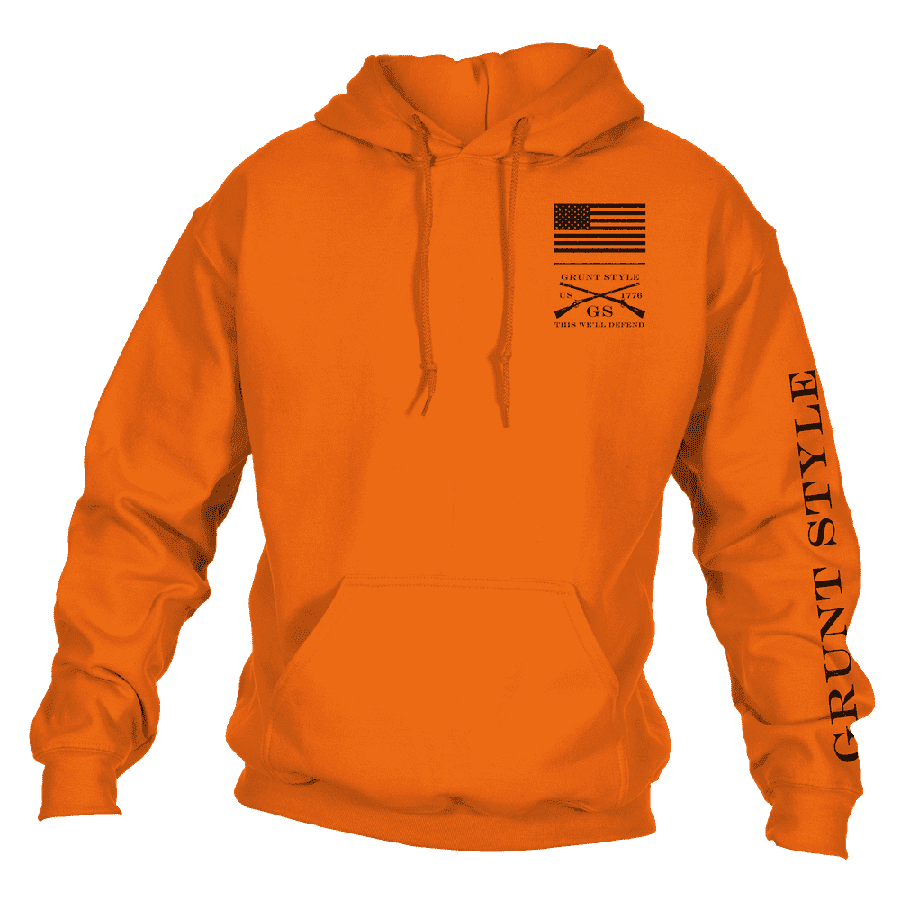 Safety Orange Base Hoodie – Lightweight & Comfortable