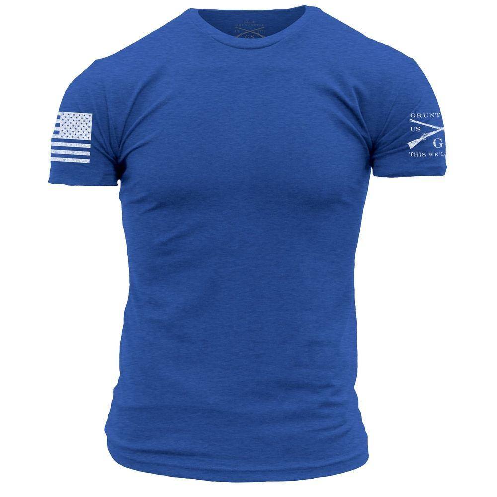 Royal Blue Crew Neck T-Shirt - Essential Basic Tee