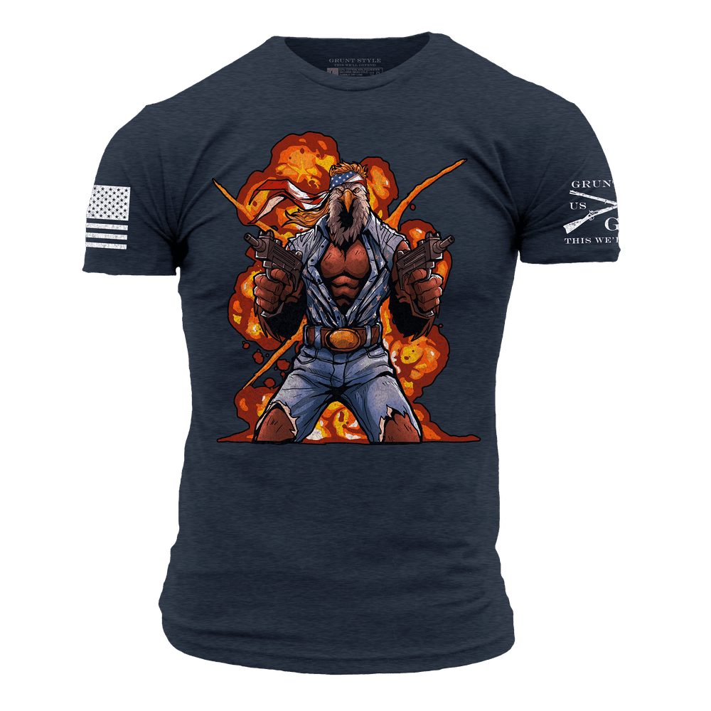 Midnight Navy Eagle Fury Tee