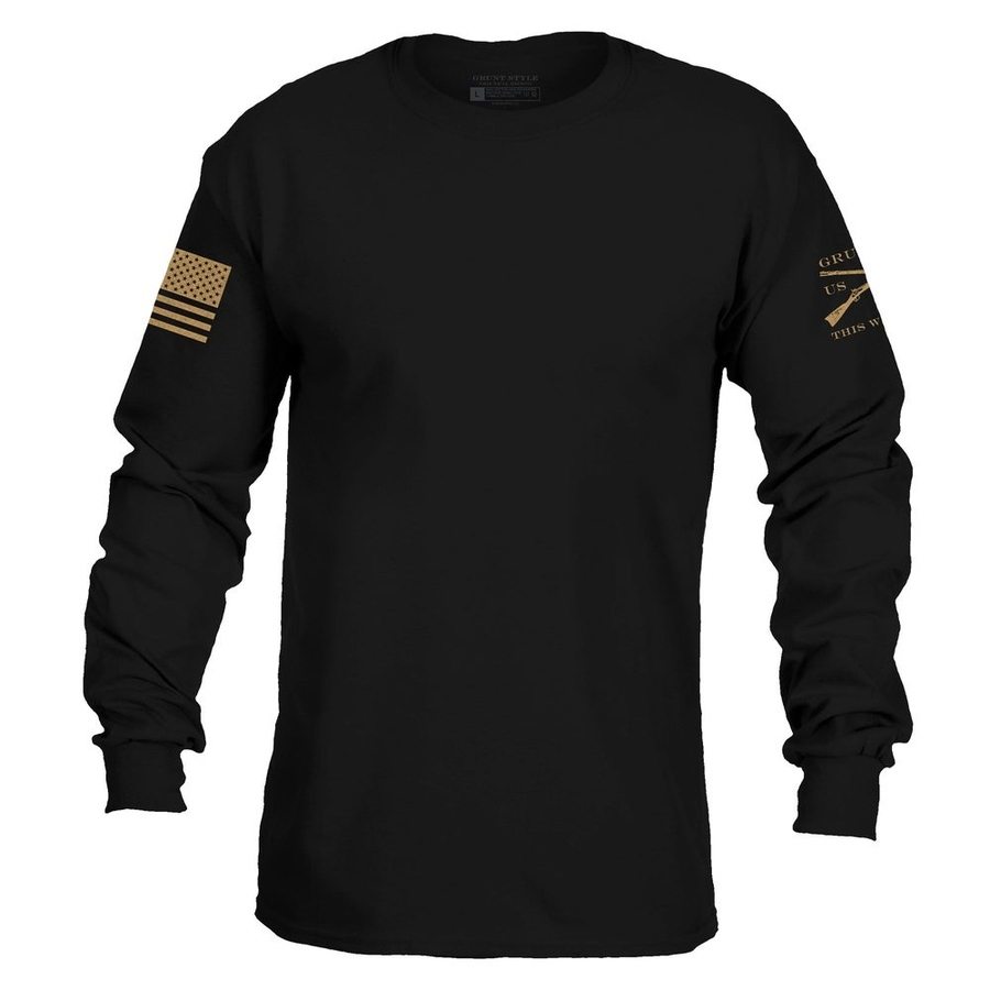 Black Long Sleeve Shirt - Essential Wardrobe Basic