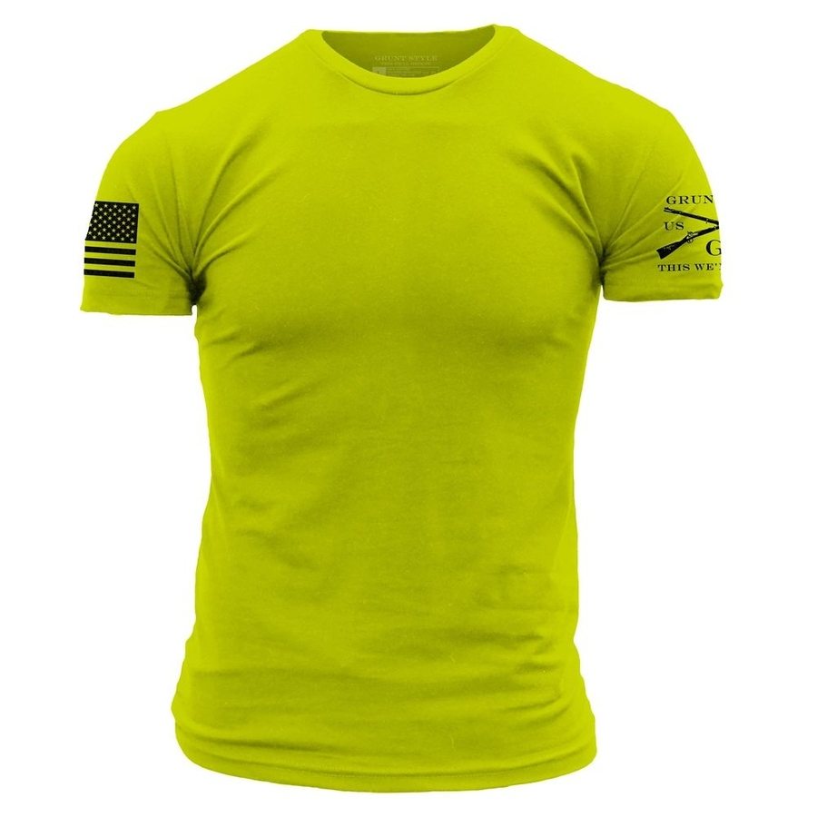 Safety Green Basic Tee - Essential Comfort Fit