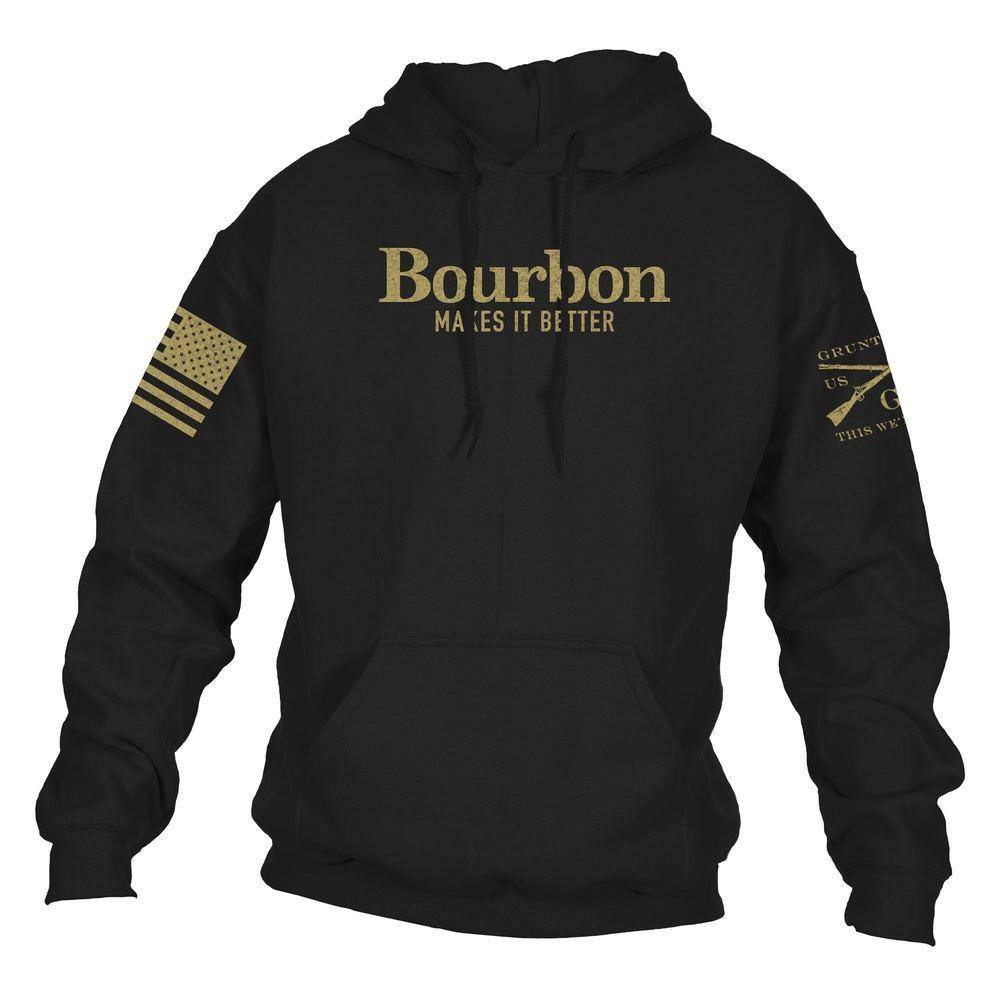 Black Bourbon Hoodie - Stylish & Comfortable