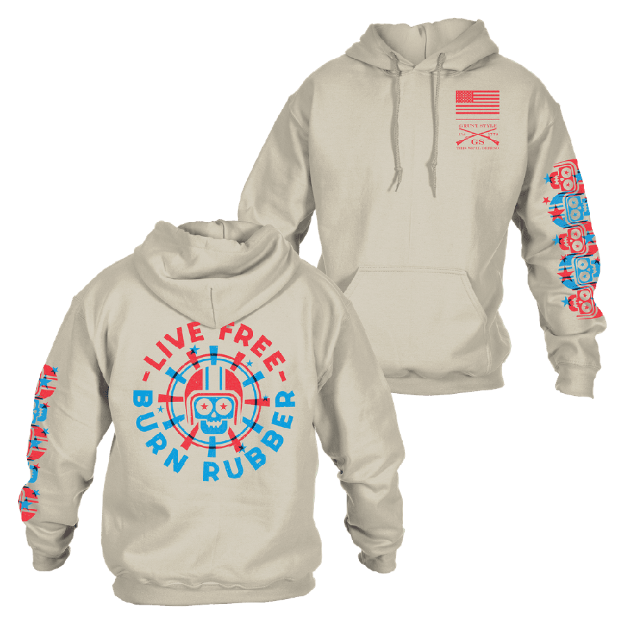 Sand Burn Rubber Hoodie - Stylish & Durable