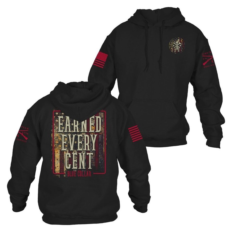 Black Every Cent Hoodie - Stylish & Comfortable