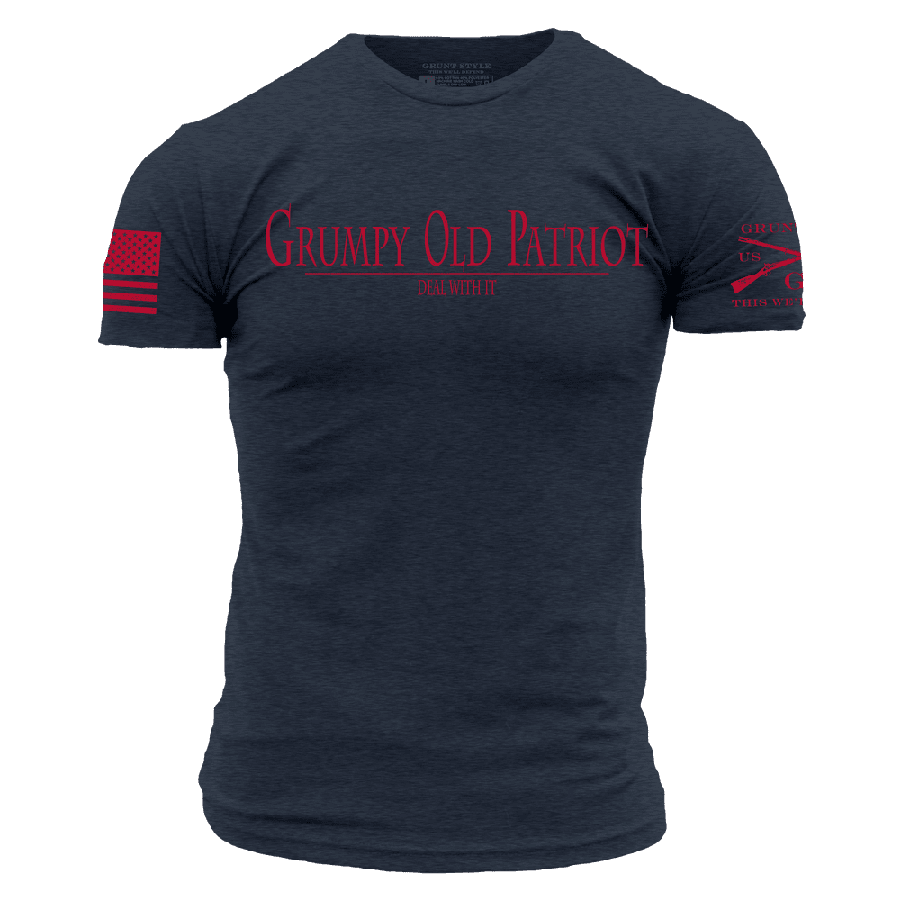 Midnight Navy Grumpy Patriot Tee