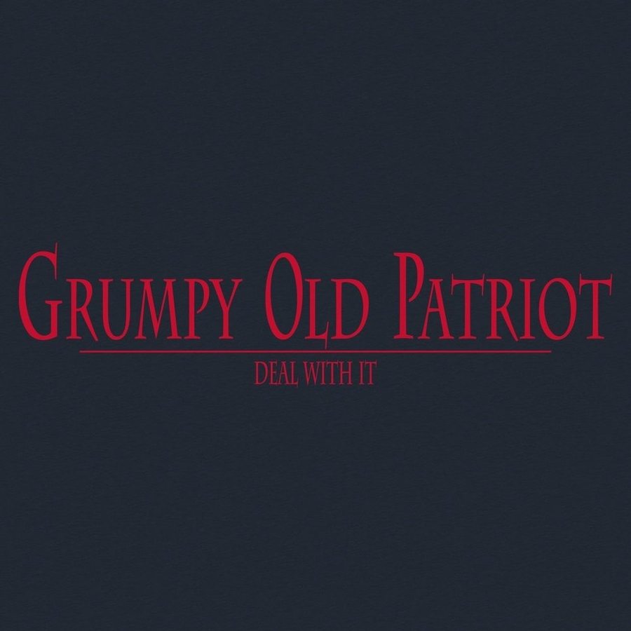 Midnight Navy Grumpy Patriot Tee