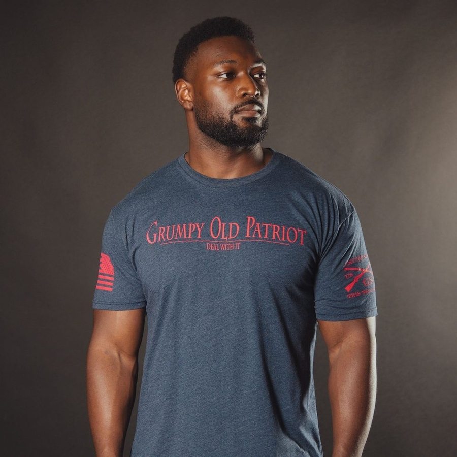 Midnight Navy Grumpy Patriot Tee