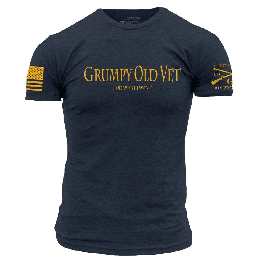 Midnight Navy Grumpy Vet T-Shirt