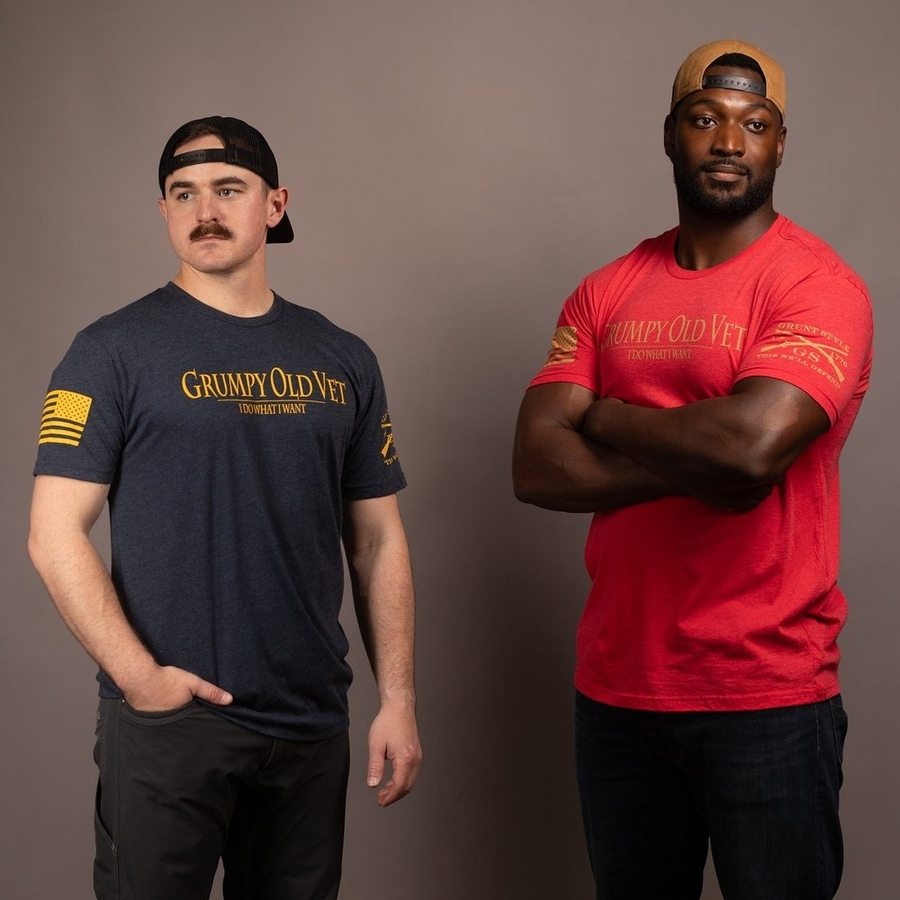 Red Grumpy Old Vet Graphic Tee