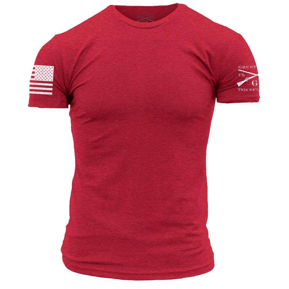 Classic Red Crew Neck T-Shirt
