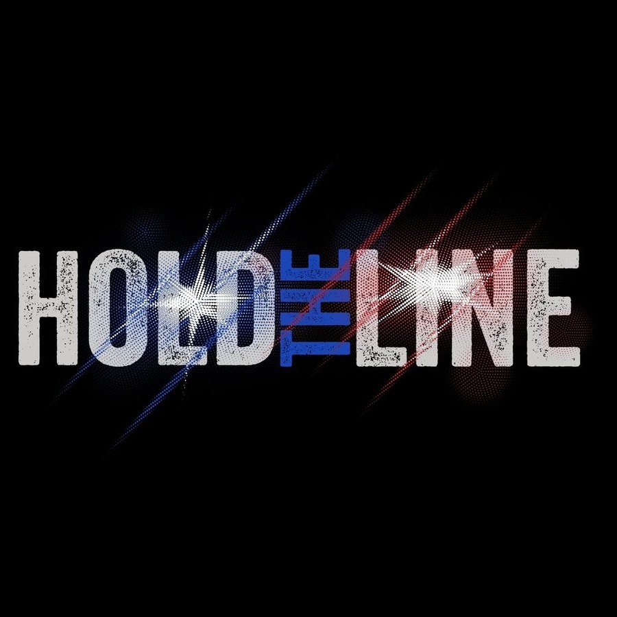 Hold The Line 2.0 Black Graphic Tee