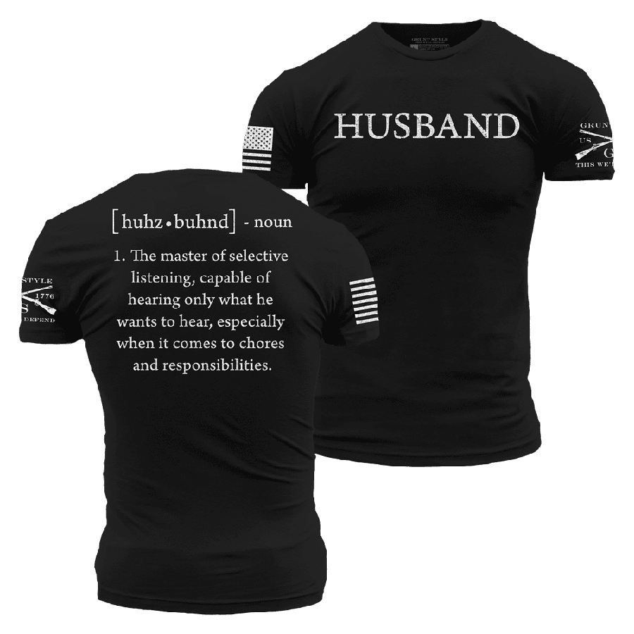 Black Husband Definition Graphic Tee