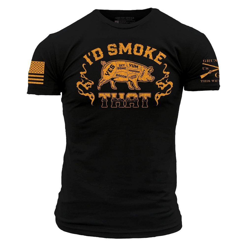 Black I'd Smoke That Graphic Tee