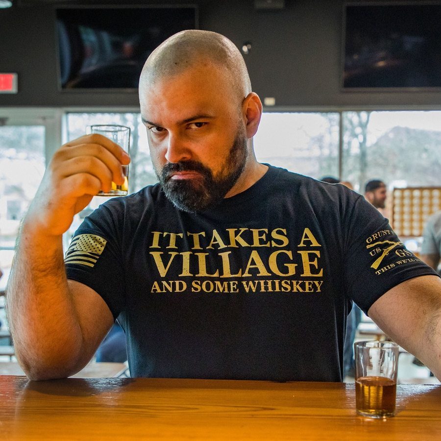 Black It Takes A Village Graphic Tee