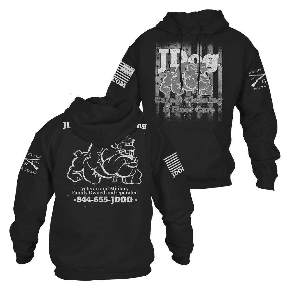 JDog Hoodie for Carpet Cleaning Pros - Black