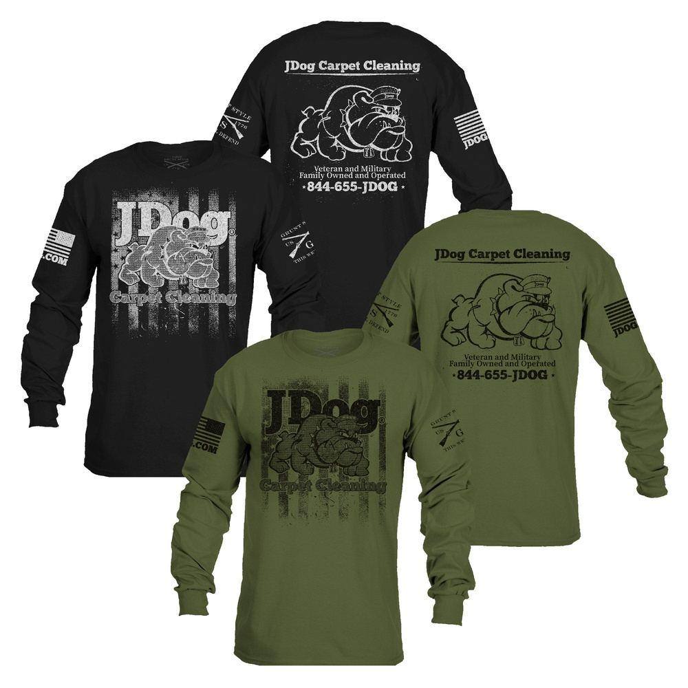 JDog Long Sleeve Work Shirt for Carpet Cleaning
