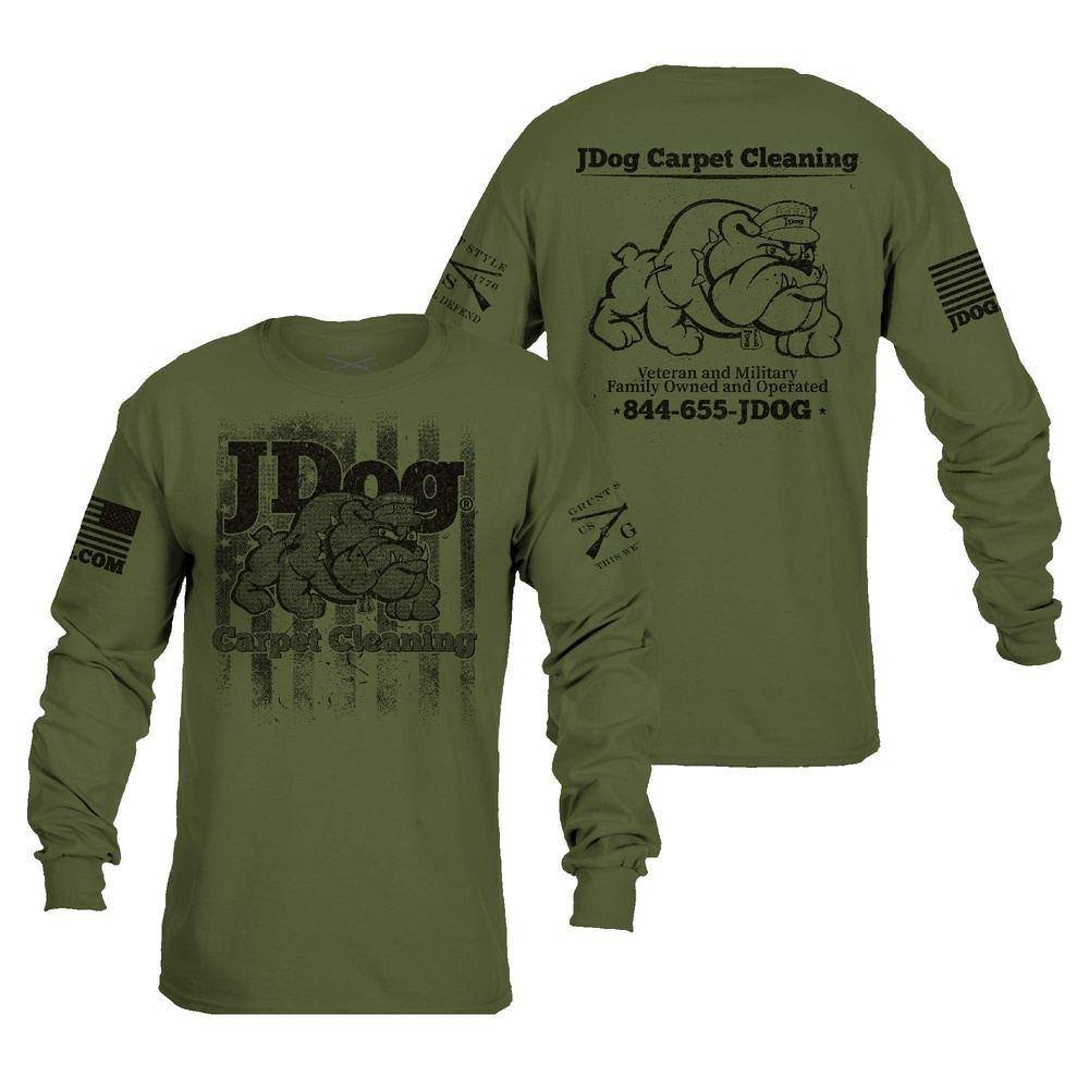 JDog Long Sleeve Work Shirt for Carpet Cleaning