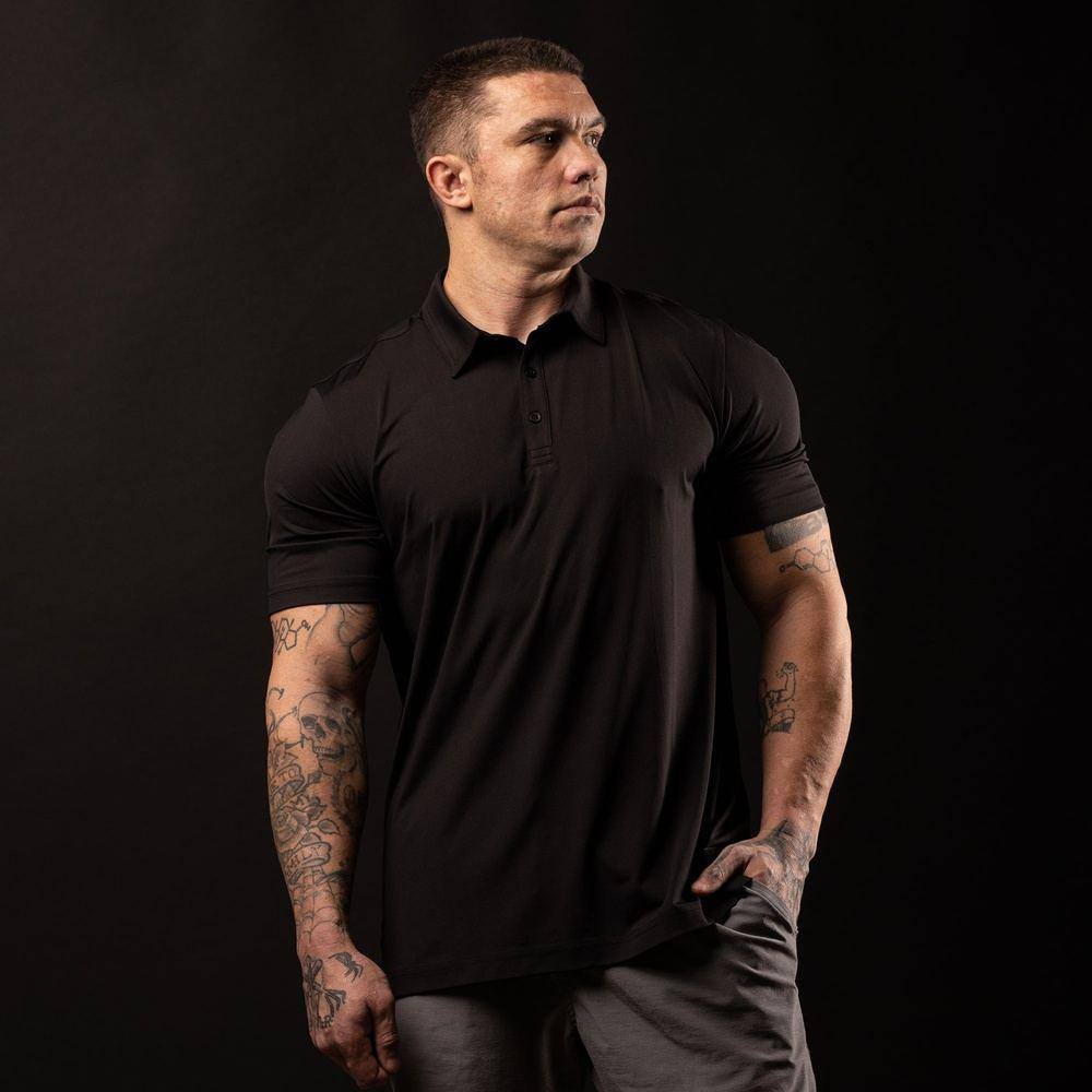 Classic Black Men's Polo Shirt