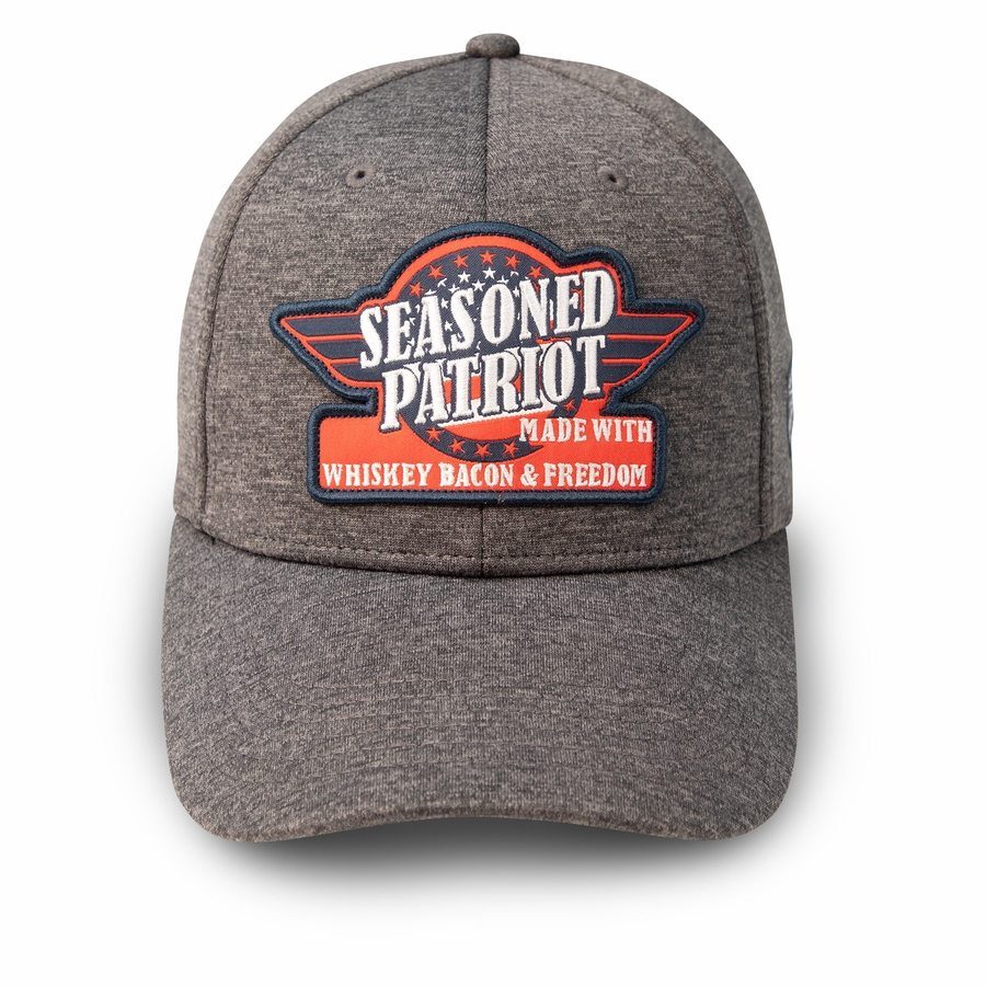 Patriot Stretch Fit Cap in Gray
