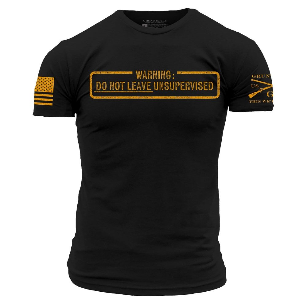 Black Needs Supervision Graphic Tee
