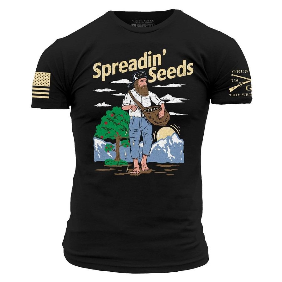 Black Spreadin' Seeds Graphic Tee