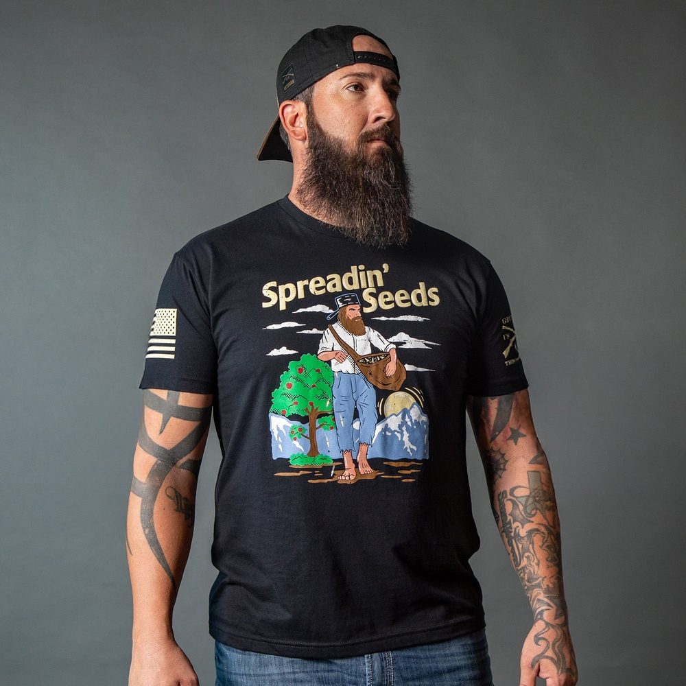 Black Spreadin' Seeds Graphic Tee