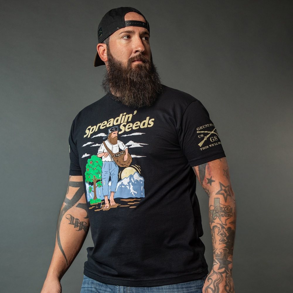 Black Spreadin' Seeds Graphic Tee