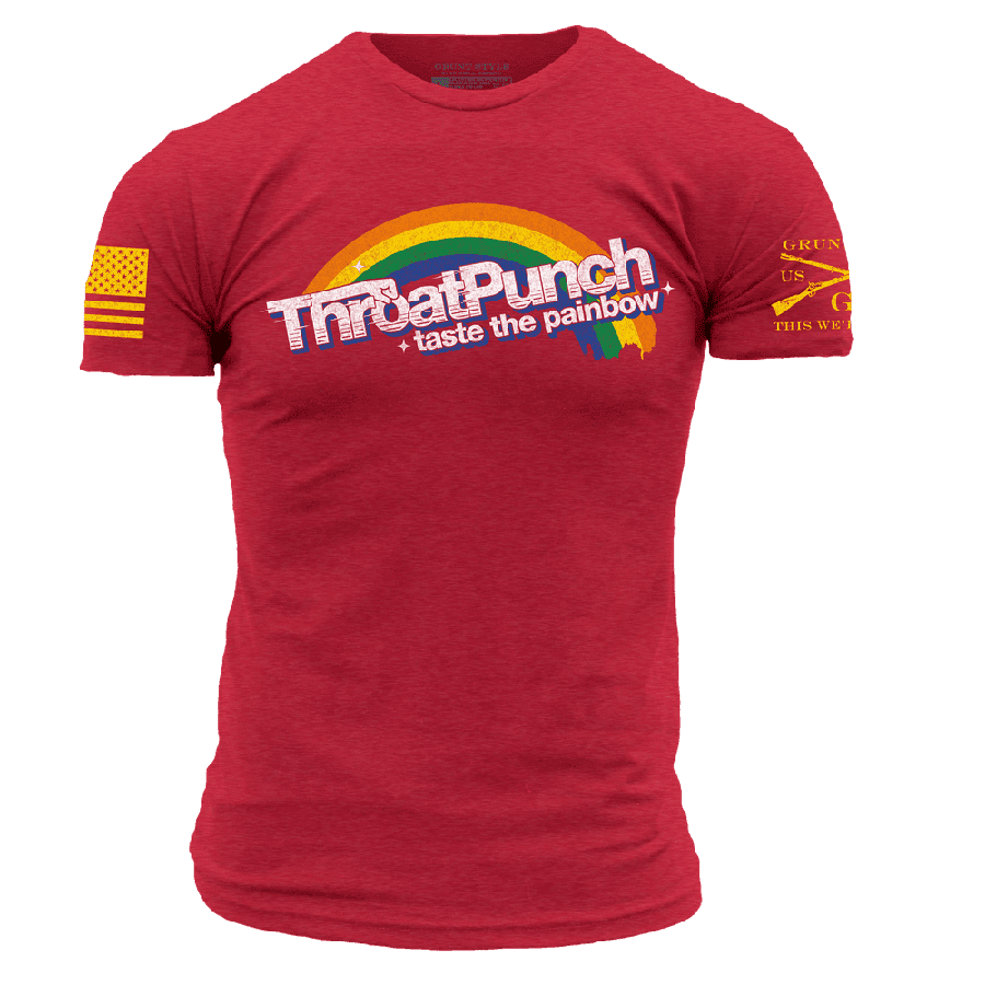 Red Taste The Painbow Graphic Tee