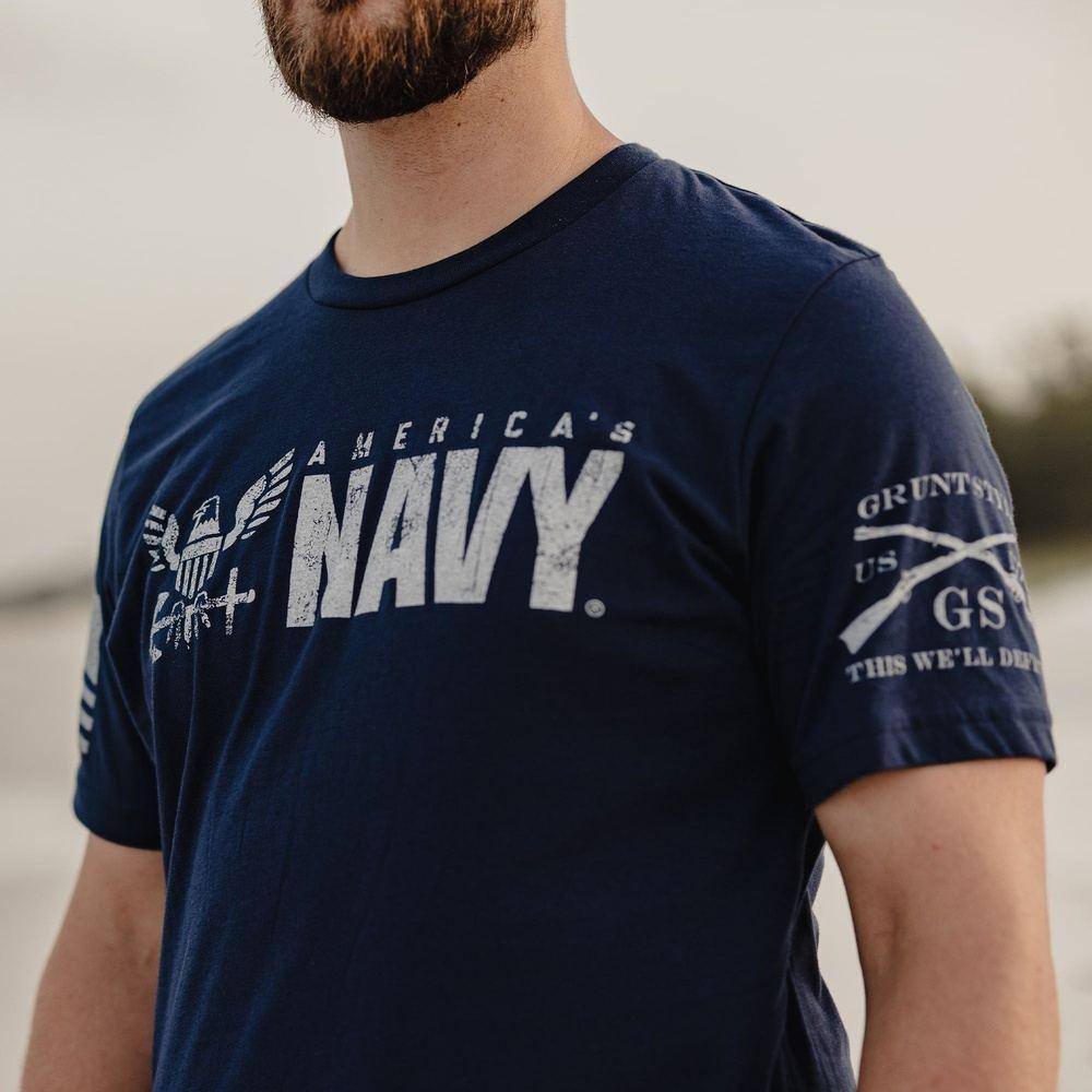Navy USN Ship Happens Tee - Military Humor Shirt