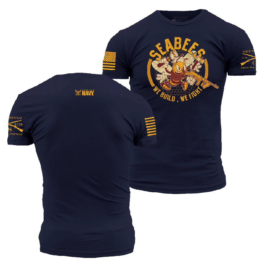 Navy USN Build & Fight T-Shirt