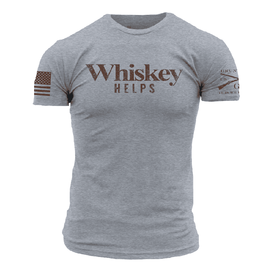 Dark Heather Gray Whiskey Lover's Tee