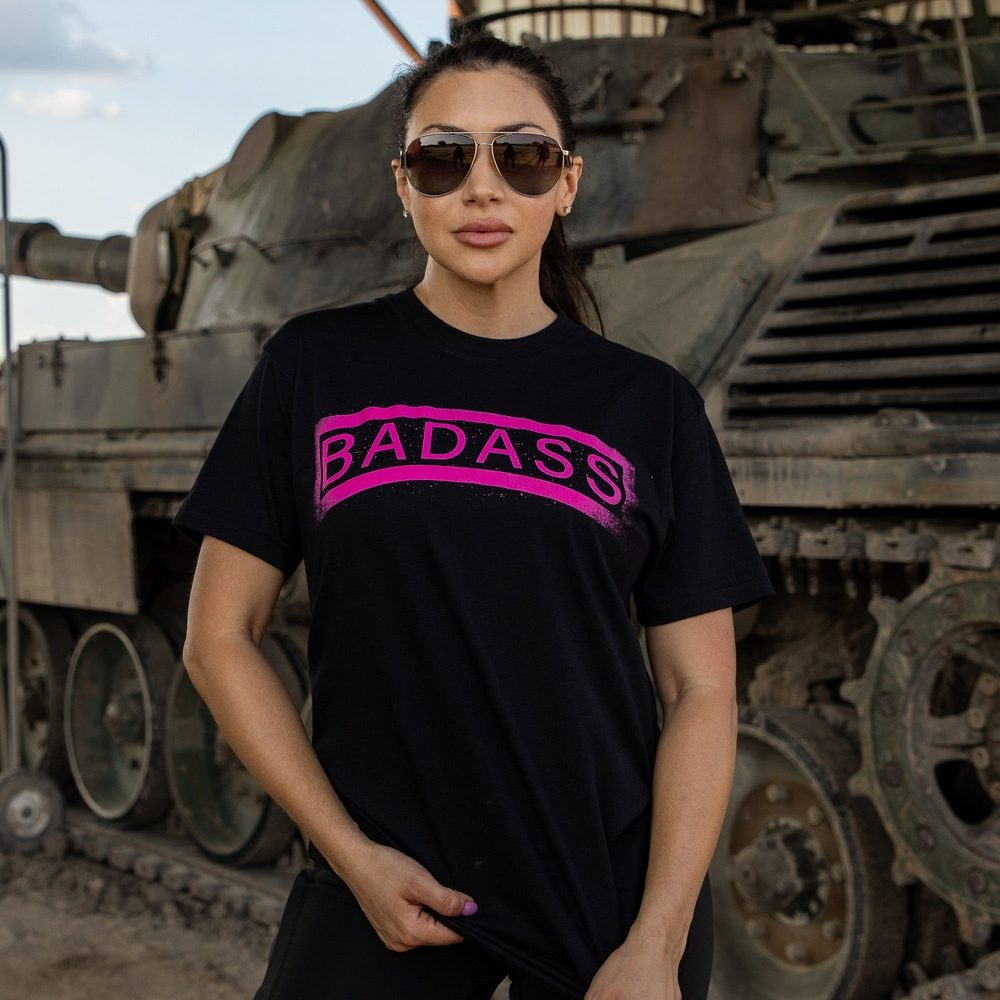 Black Boyfriend Fit T-Shirt for Women