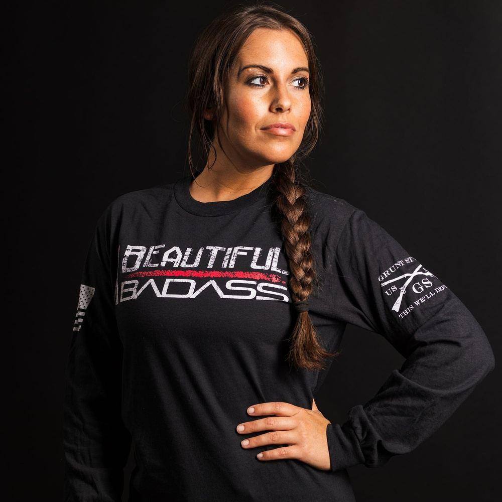 Badass Long Sleeve Shirt for Women - Black