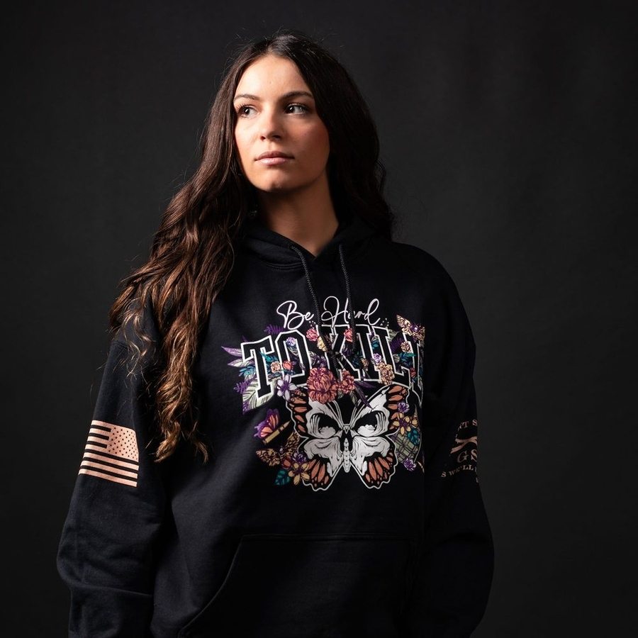 Black Women's Hard To Kill Hoodie - Durable & Stylish