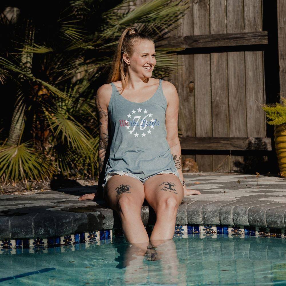 Women's We The People Denim Flow Tank Top
