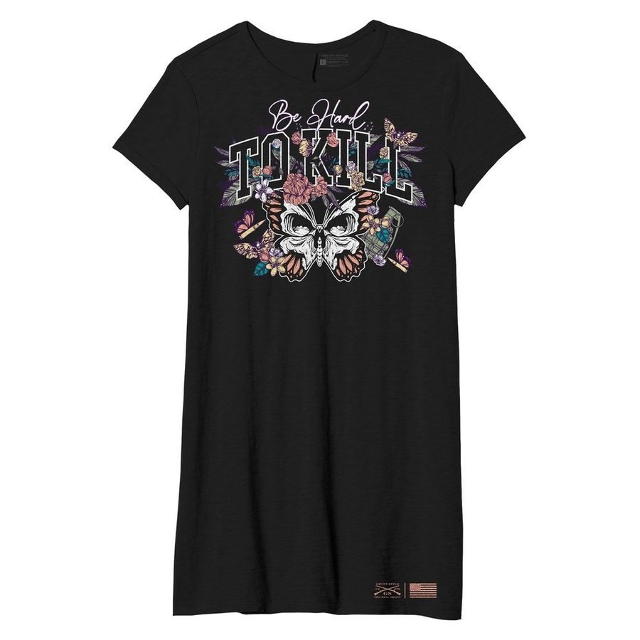 Charcoal Women's Hard To Kill Shirt Dress