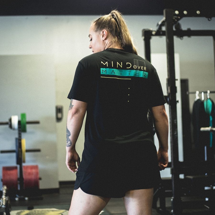 Black Boyfriend Fit T-Shirt for Women - Mind Over Matter