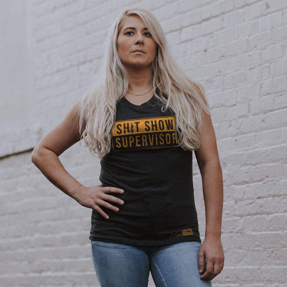 Women's Dark Heather Gray Everyday Supervisor Tank