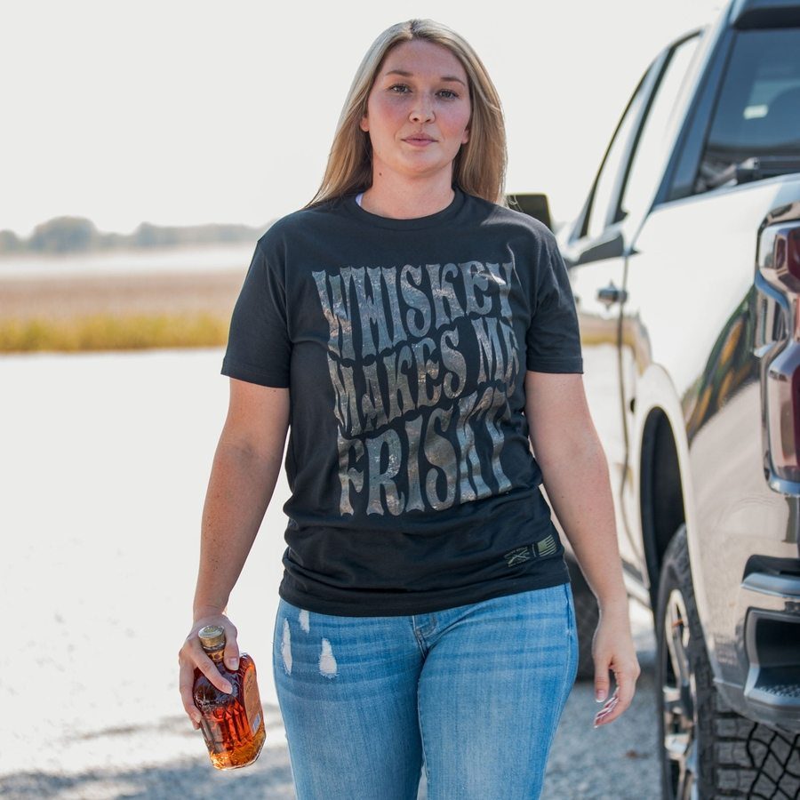 Realtree Riverbend Women's Whiskey Tee - Boyfriend Fit