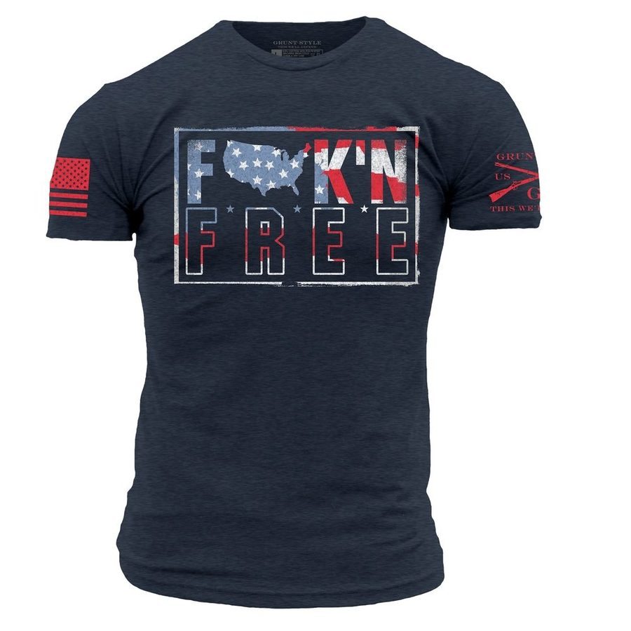 Midnight Navy F*ck'n Free Graphic Tee
