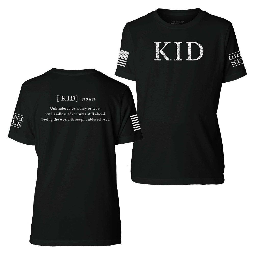 Black Youth Kid Defined Tee