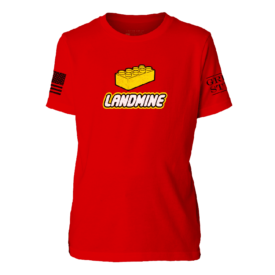Red Youth Landmine Graphic Tee