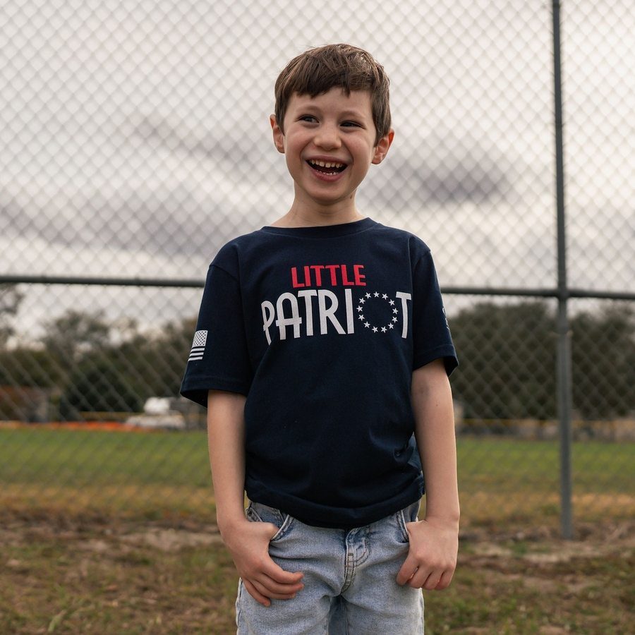 Patriotic Youth T-Shirt in Midnight Navy